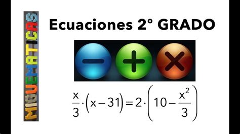 Ecuaciones De 2º Grado Completas Ejemplo 4 Youtube