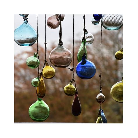 7 Glass Large Baubles Made Of Syrian Blown Glass Olive Oil Etsy