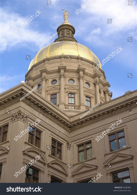 Georgia State Capitol Gold Dome Atlanta Stock Photo 2638386 Shutterstock