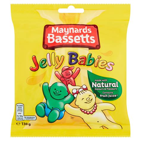 Maynards Bassetts Jelly Babies Sweets Bag 130g Sharing Bags And Tubs