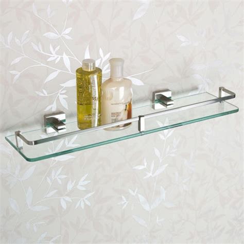 Albury Tempered Glass Shelf Glass Bathroom Shelves Glass Shelves In Bathroom