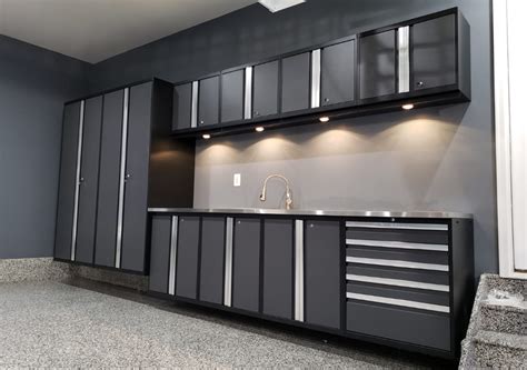 Many ideas of different installs done by moduline cabinets for your garage. Garage Cabinet Design Ideas
