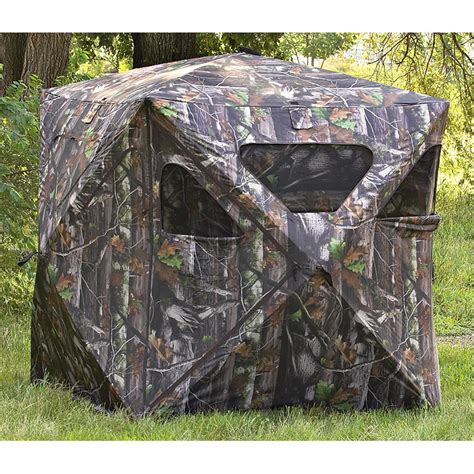 Guide Gear Deluxe 5 Hub Ground Blind Next Camo 206964 Ground