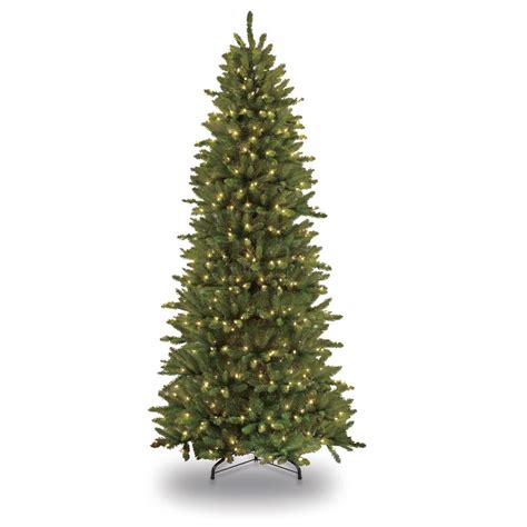 6 Ft Pre Lit Incandescent Slim Fraser Fir Artificial Christmas Tree