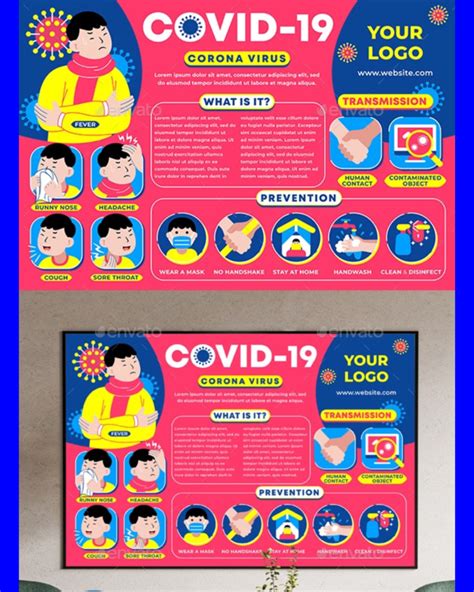 Covid 19 Infographic Masterbundles