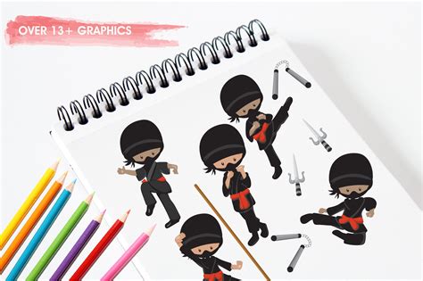 Ninja Moves Graphic By Prettygrafik · Creative Fabrica
