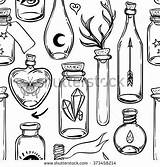 Potions Potion Flasks Ideen Matraces Crystals Harmonieux Drawinglyricjournal Fashioneal Artonline Chikito sketch template