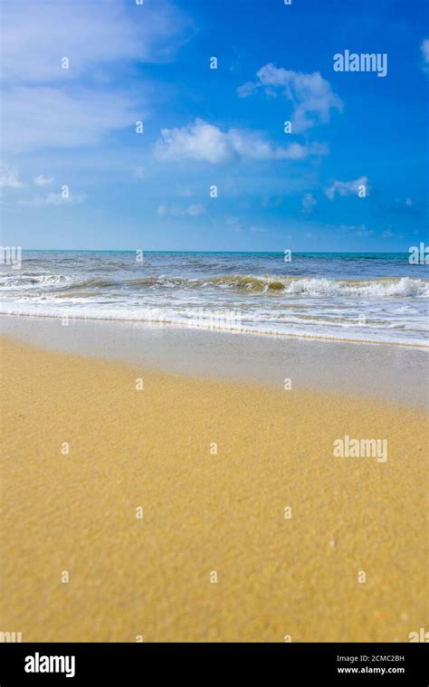 Sandy Sea Beach Stock Photo Alamy