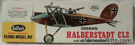Guillows Halberstadt Cl Ii 18 Inch Wingspan Rubber Powered Balsa Wood