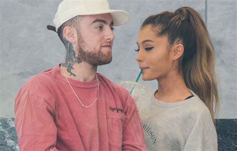 Ariana Grande And Mac Miller Romance Songstress Spotted Kissing New 552