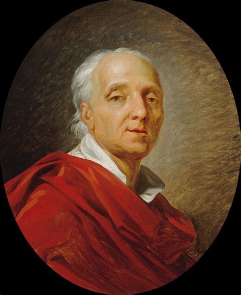 Portrait De Denis Diderot Ecrivain Et Philosophe Drawing By Jean Simon