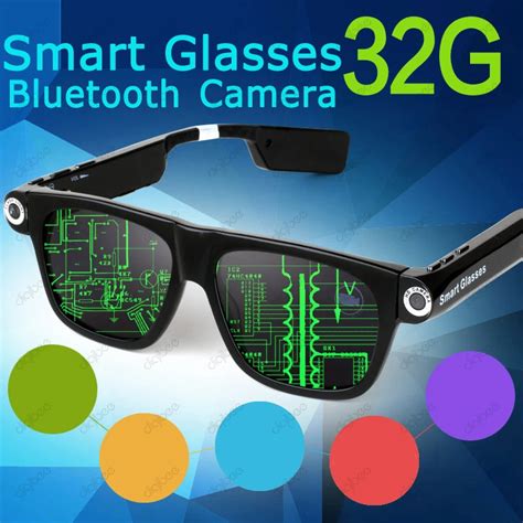 Smart Glasses Bluetooth Headset Sunglasses Camera Hd 720p Video Recorder 8gb Or 32gb Sports Mini