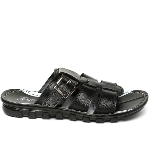 Buy Paragon Mens Black Sandal Slipper Online ₹339 From Shopclues