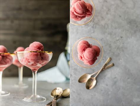 Pomegranate Champagne Sorbet Recipe The Cookie Rookie