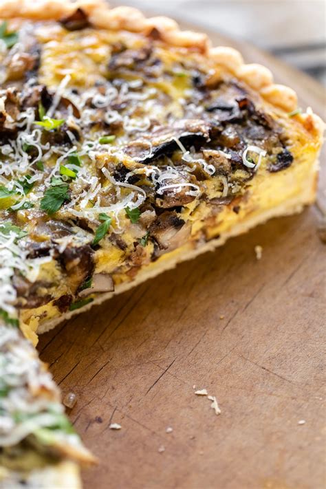 Breakfast Quiche With Bacon Mushrooms And Gruyere Wyse Guide