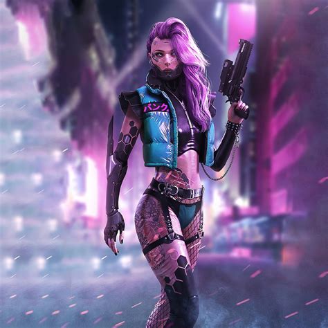 Cyberpunk Girl Sci Fi 4k 135 Wallpaper