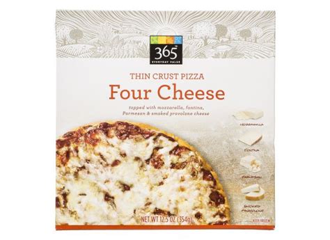 How many calories in 1, 2, 3 or 5 pizza? 365 Everyday Value (Whole Foods) Thin Crust Pizza Four ...