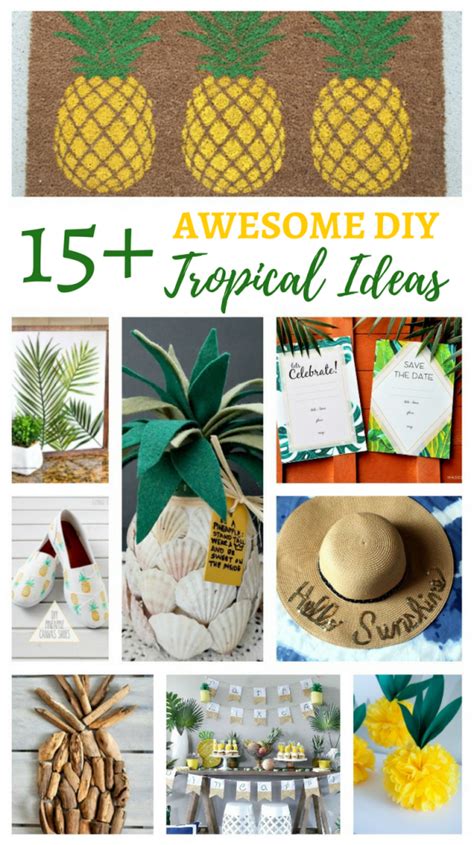 15 Awesome Diy Tropical Ideas Home Decor Crafts And More