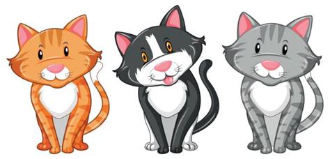 Find high quality cat clipart, all png clipart images with transparent backgroud can be download for free! Best Three Cats Illustrations, Royalty-Free Vector ...