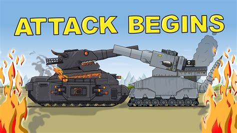 The Attack Begins Cartoons About Tanks Youtube