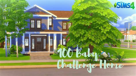 Sims 4 Speed Build100 Baby Challenge Home Youtube