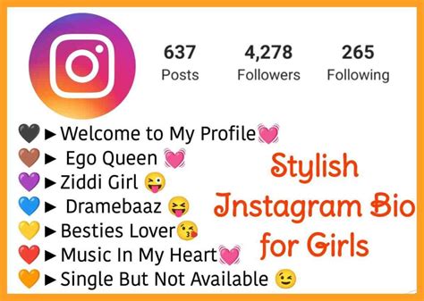 750 Best Instagram Bio For Girls Attitude Stylish Bio 2023