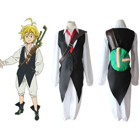 The Seven Deadly Sins Costumes Dragons Sin Of Wrath Meliodas Cosplay