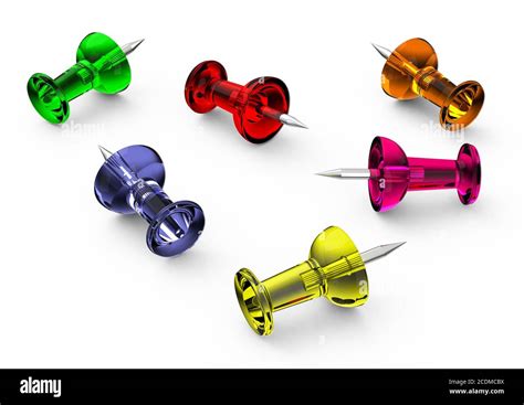 The Colorful Pins Stock Photo Alamy