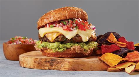 Loaded Mexican Cheeseburgers Wisconsin Cheese