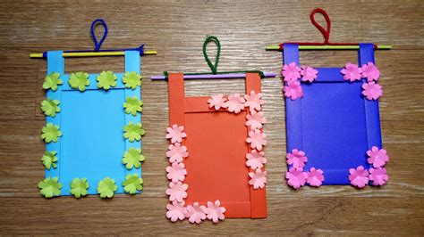 How To Make Craft Paper Photo Frame