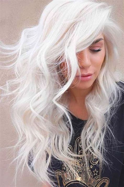 White Blonde Hairstyles