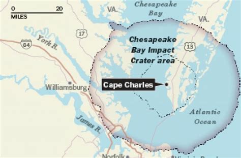 Under The Meteor Crater That Created The Chesapeake Bay Lies Saltwater