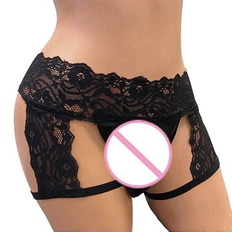 MKLLYNG Men S Hollow Sexy Lace Trim Panties Seamless G String Briefs