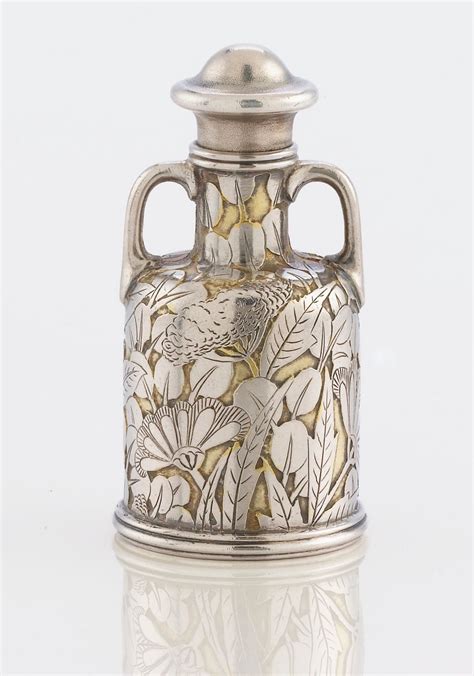 An American Silver And Silver Gilt Perfume Bottle Tiffany Lot 65820
