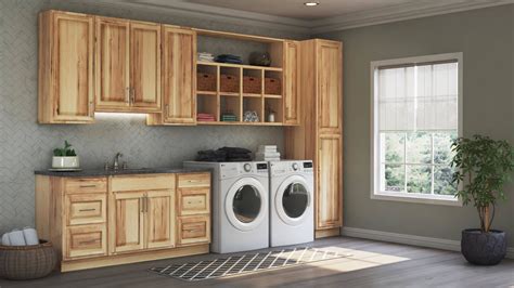 ∙ plywood construction ∙ shaker door style ∙ soft close drawers and adjustable shelves. Hampton Wall Kitchen Cabinets in Natural Hickory - Kitchen ...