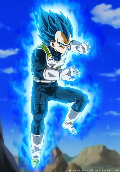 Broly largely ignores any forms beyond blue, when the pair next appear they seem largely equal, although promotional material claims vegeta is desperately trying to catch up. Training - Vegeta Ultra Blue - Dragon Ball Super by SenniN ...