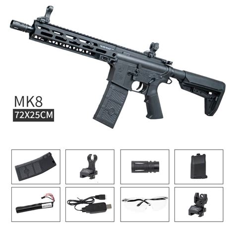 Ar Geissele Mk Electric Gel Blaster Assault Rifle Toygunmarket Online Store