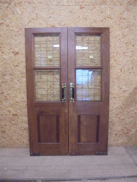 Half Glazed Solid Oak Door Authentic Reclamation