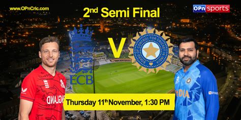 Eng Vs Ind 2nd Semi Final England Vs India Live Cricket Score Icc