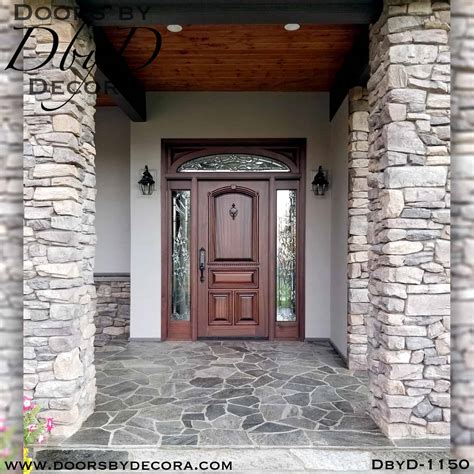 Custom Estate Door With Leaded Glass Exterior Entry Doors By Decora