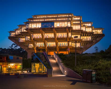 Geisel Library Uc San Diego Stephen Bay Photography