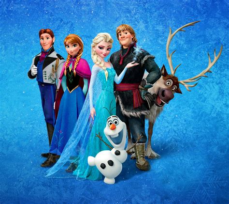 Frozen Disney Movie Elsa Anna Kristoff Hans Sven And Olaf