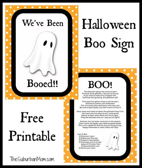 Free Halloween Boo Printables Printable Templates