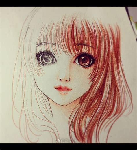Drawing Anime With Colored Pencil Creative Art
