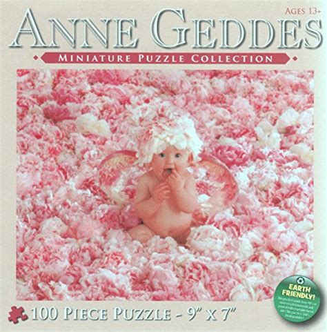 Karmin 100 Piece Anne Geddes Miniature Puzzle Pink Angel Puzzles
