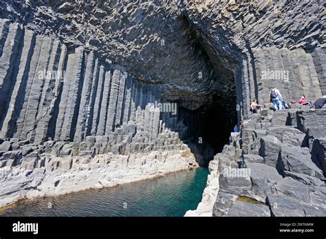 View Inside Fingals Cave On The Island Of Staffa Inner Hebrides