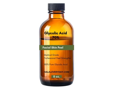 Glycolic Acid 70 8 Oz Chemical Peel Pure Medical Grade Etsy Uk
