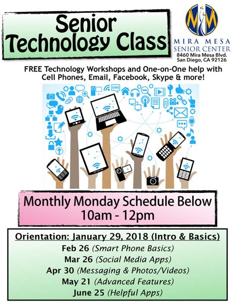 Senior Technology Class Mira Mesa Center