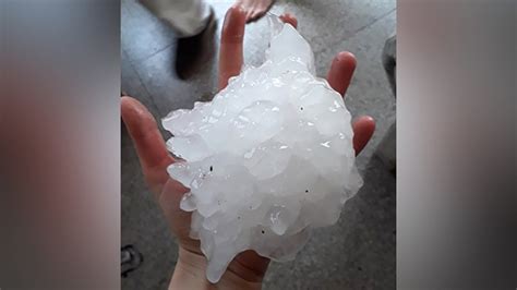 Hailstone The Size Of A Football In Argentina May Have Smashed A World