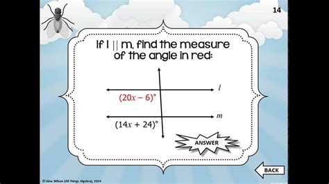 This includes the pdf of all the work sheets and their answer keys from the gina wilson 2016 packet. Elegant Parallel Lines Cut By A Transversal Coloring Activity Answers All Things Algebra - hd ...